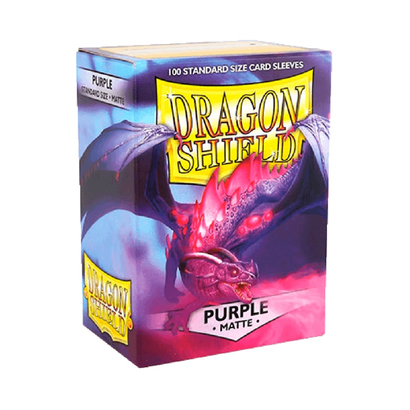 Dragon Shield: Matte Card Sleeves 100: Purple