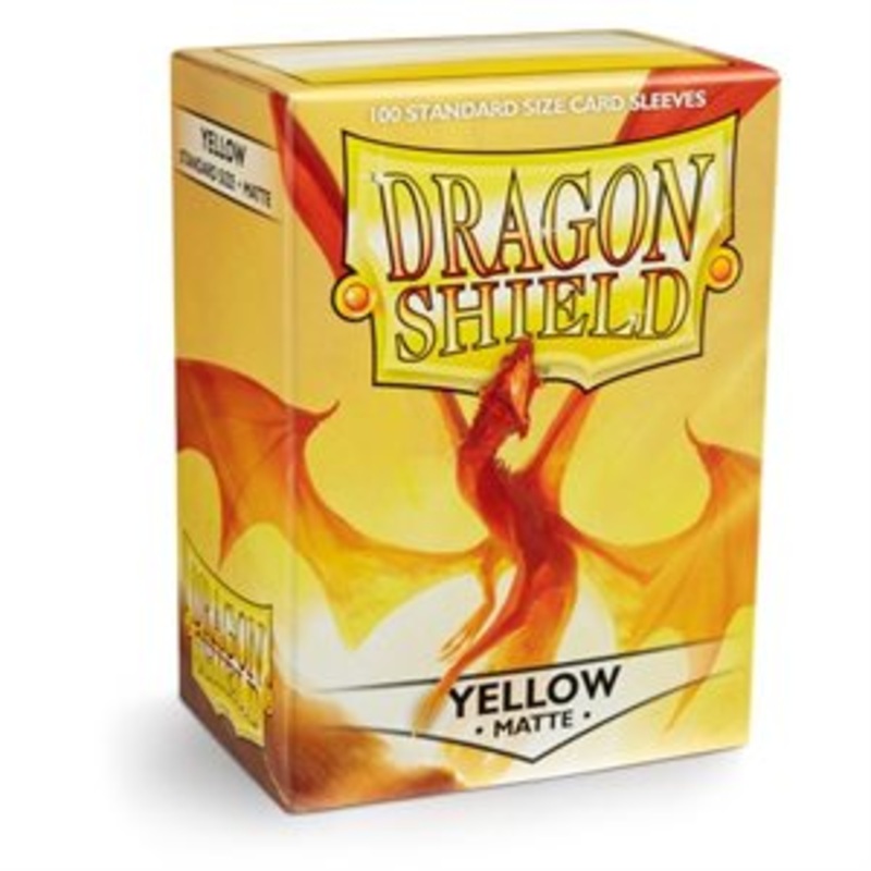 Dragon Shield: Matte Card Sleeves 100: Yellow