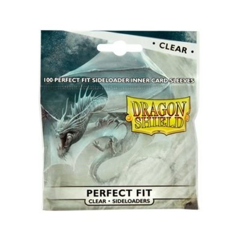 Dragon Shield: Perfect Fit Sleeves (100): Clear [Sideloader]