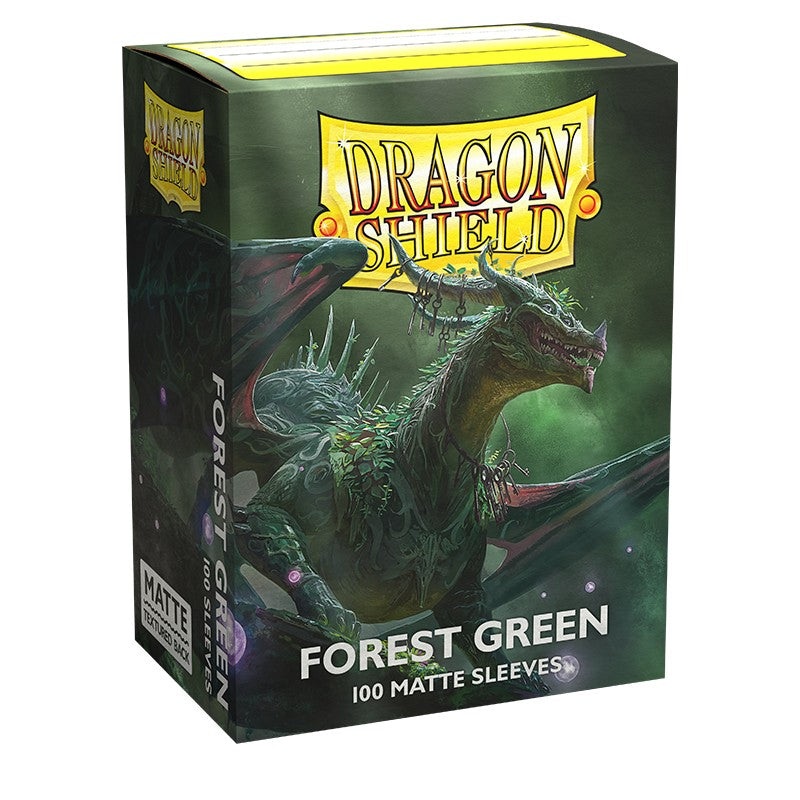 Dragon Shield Sleeves: Standard Matte - Forest Green