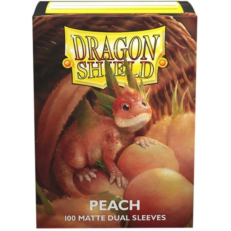 Dragonshield Dual Sleeves Matte Peach