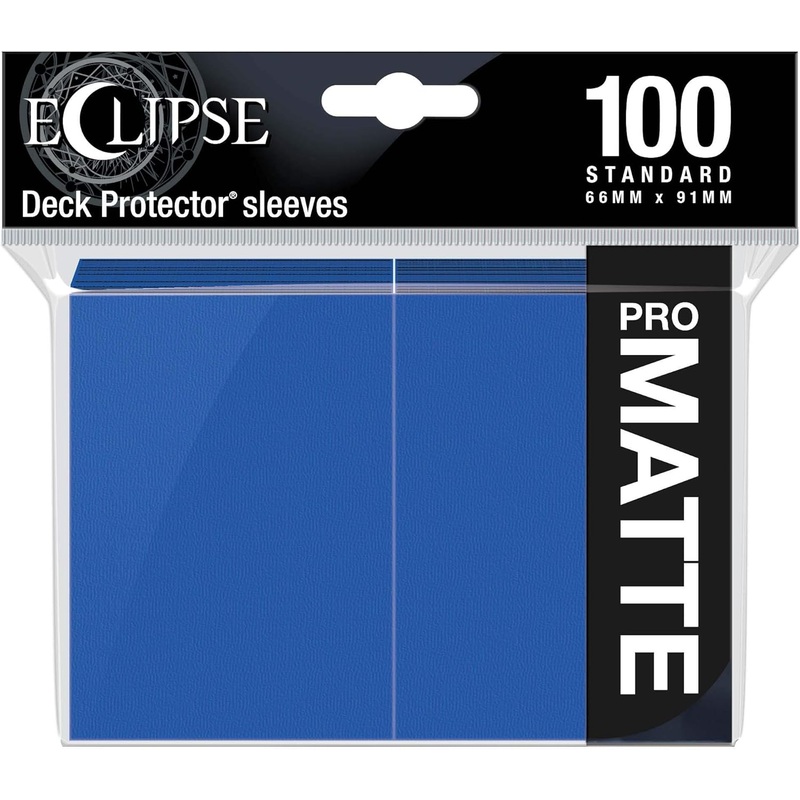 Eclipse Standard Matte Sleeves 100 Pack-Pacific Blue