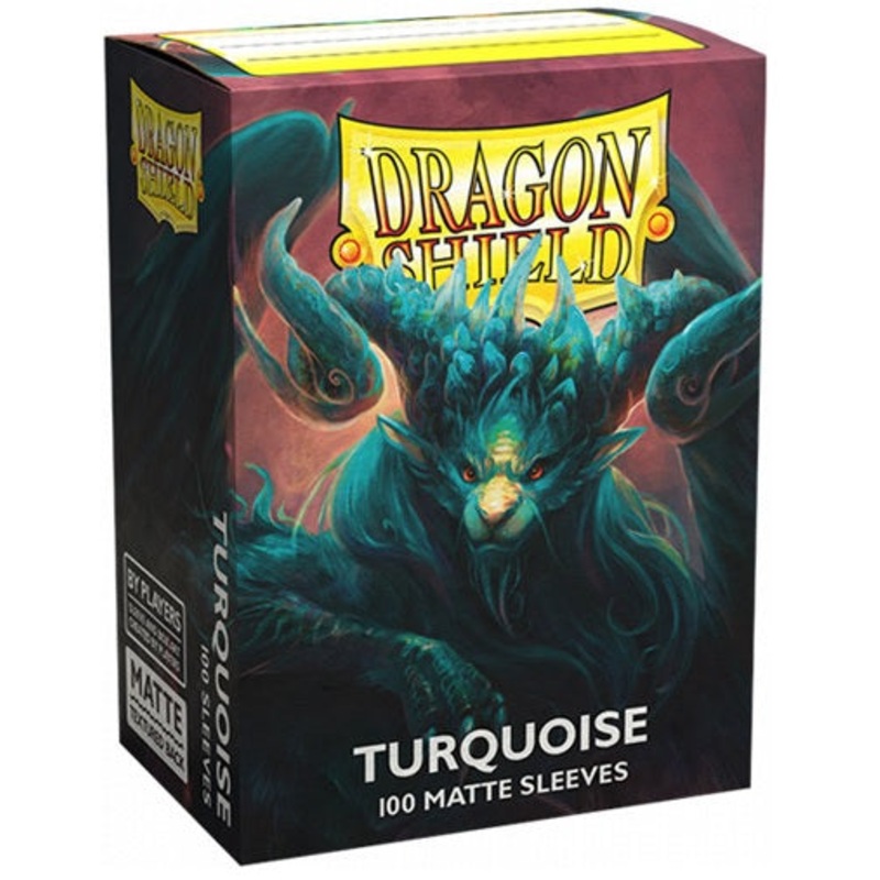 Dragon Shield: Matte Card Sleeves 100: Turquoise