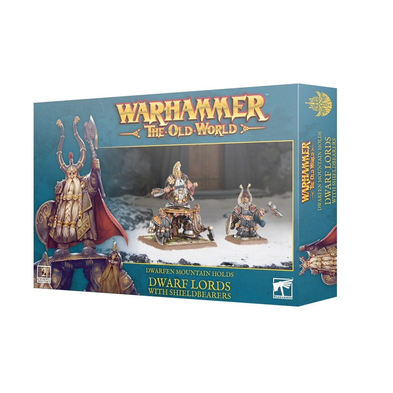 Warhammer The Old World: Dwarfen Mountain Holds - Dwarf Lords with Shieldbearers
