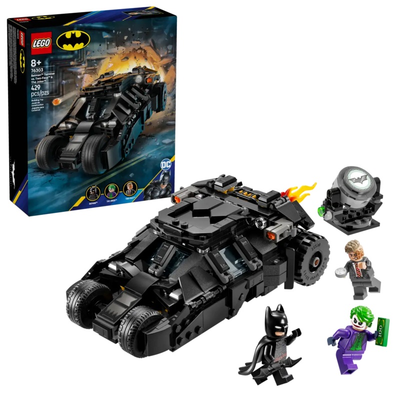 Batman Tumbler vs. Two-Face & The Joker