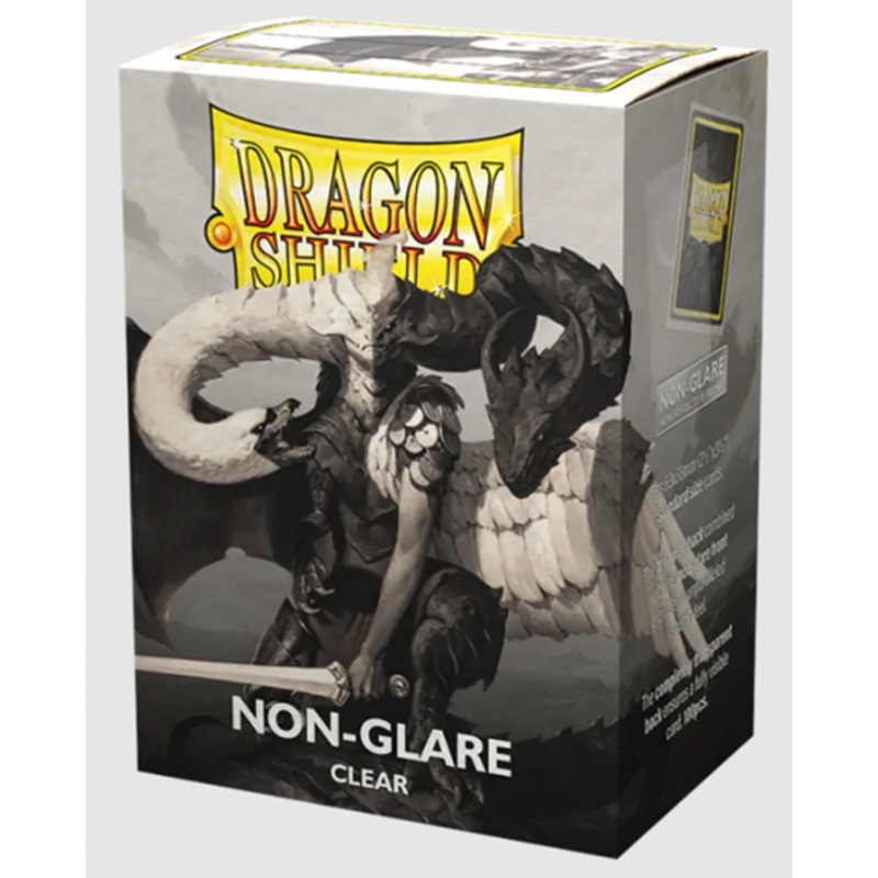 Dragon Shield: Matte Card Sleeves (100): Clear V2 NON-Glare
