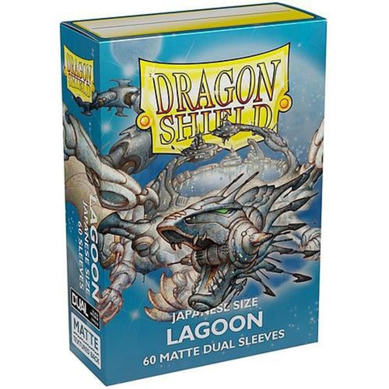 Dragon Shield Sleeves Japanese Size: Lagoon Matte Dual