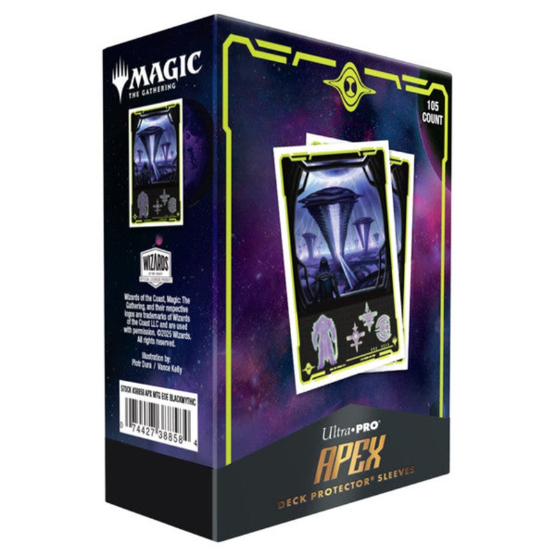 Edge of Eternities 105ct Black Mythic Sleeves