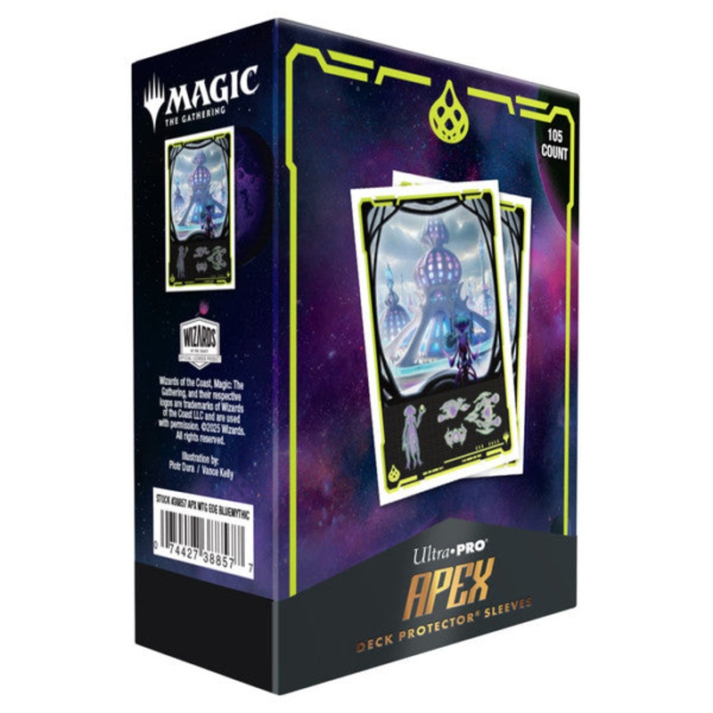 Edge of Eternities 105ct Blue Mythic Sleeves