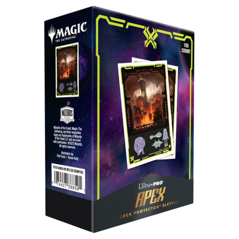 Edge of Eternities 105ct Red Mythic Sleeves
