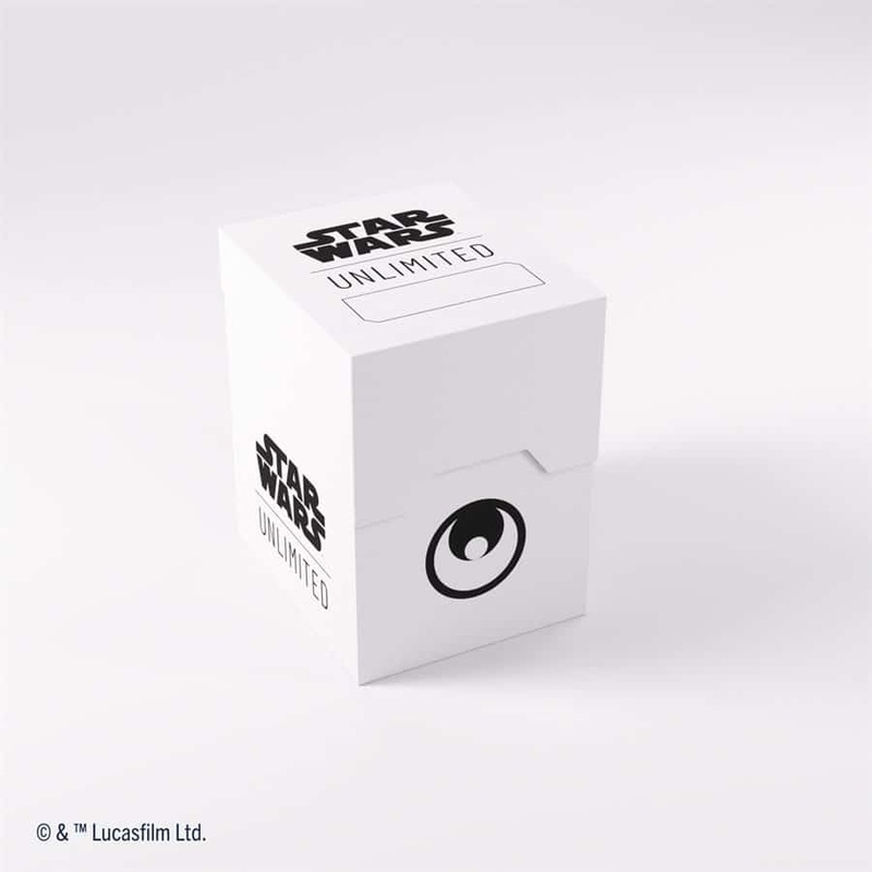 Gamegenic White/Black Star Wars Unlimited Soft Crate 60 CT