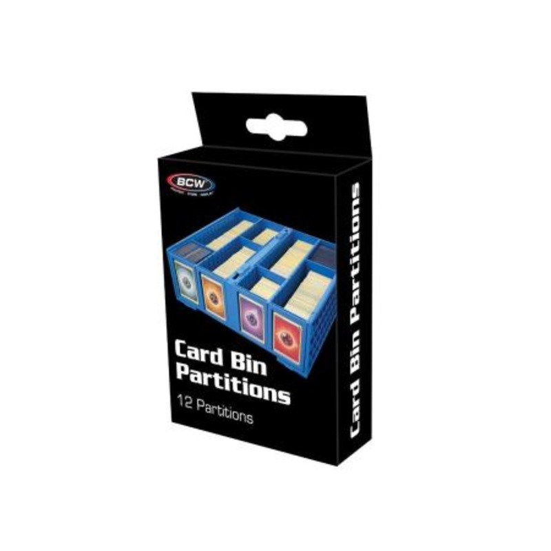 Card Bin Partitions BLUE 12ct