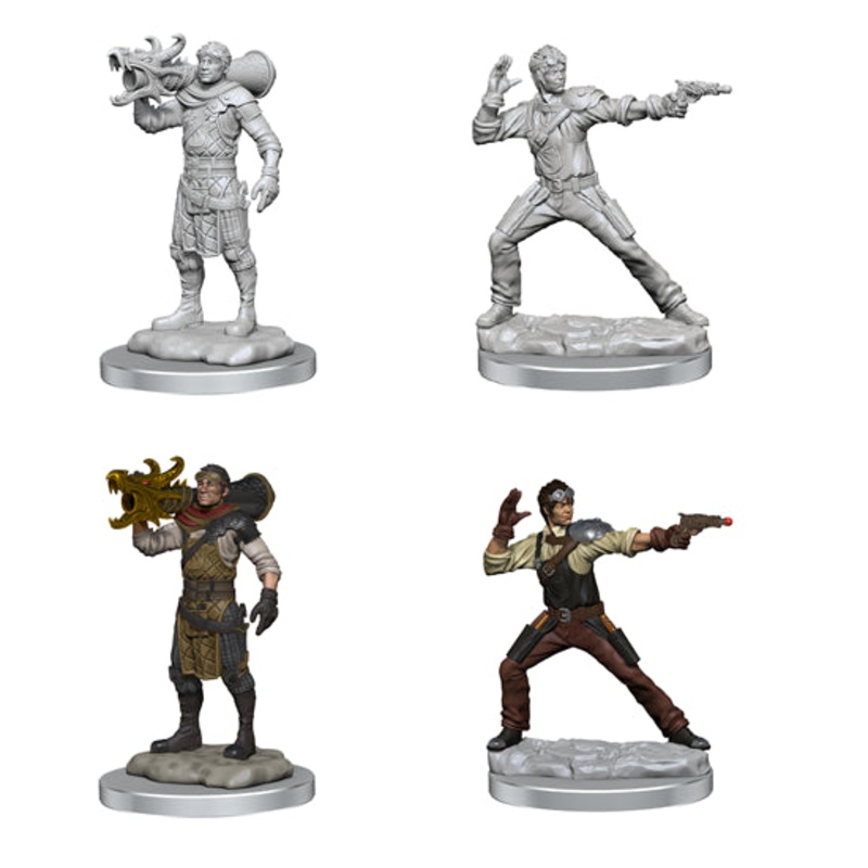 Nolzurs Marvelous Miniatures: Human Artificer And Apprentice