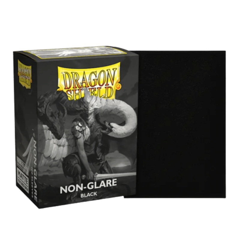 Dragonshield 100 Sleeve Matte Non-Glare Black