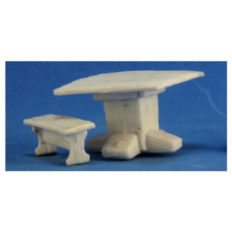 Table and Benches
