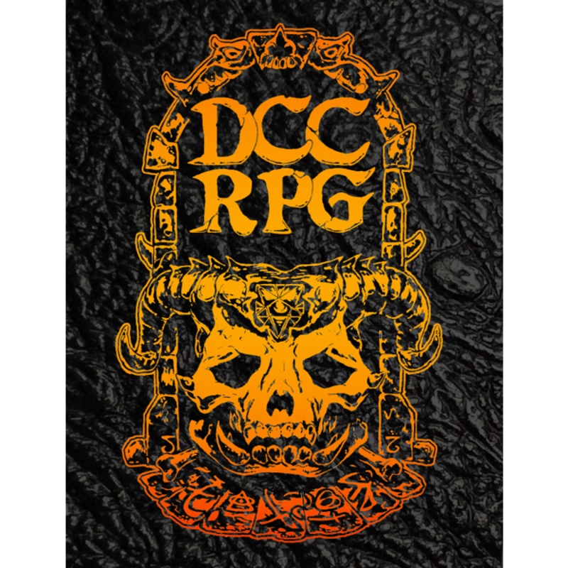 Dungeon Crawl Classics - RPG Rulebook: Demon Skull Monster Hide Cover
