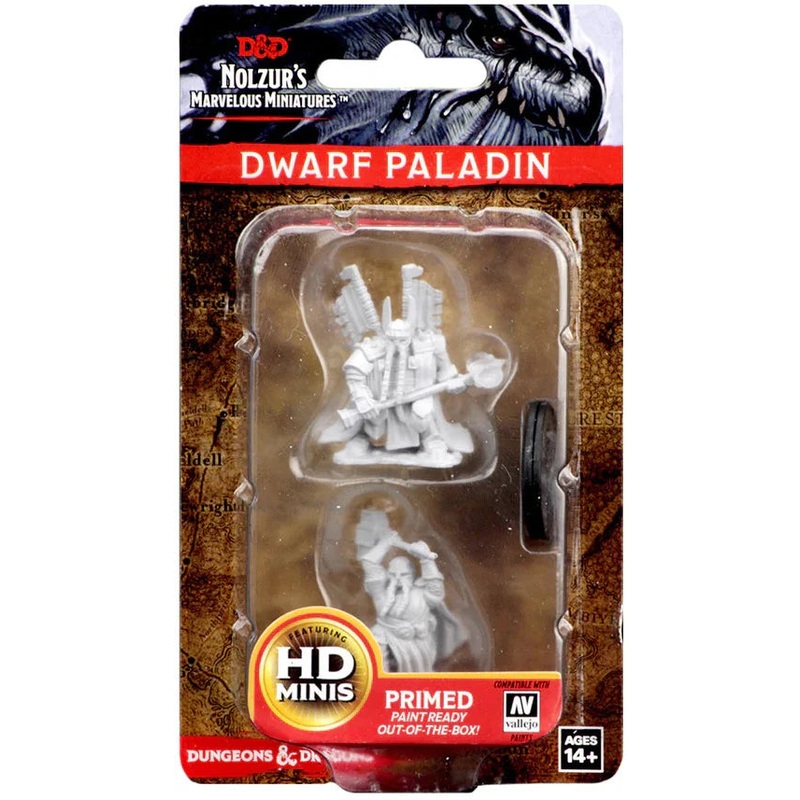 Nolzurs Marvelous Miniatures: Dwarf Paladin Male
