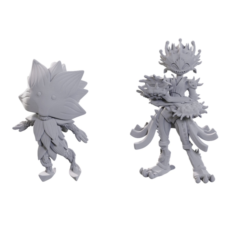 Pathfinder Deep Cuts Miniatures: Lotus Leshy & Flytrap Leshy