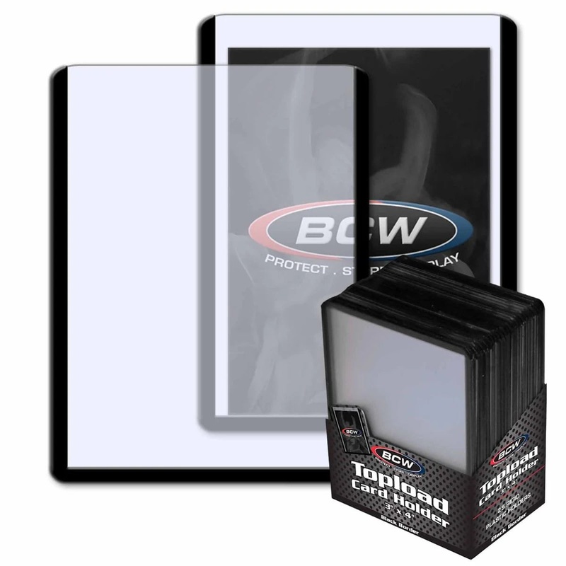 BCW Color Toploaders BLK (25)