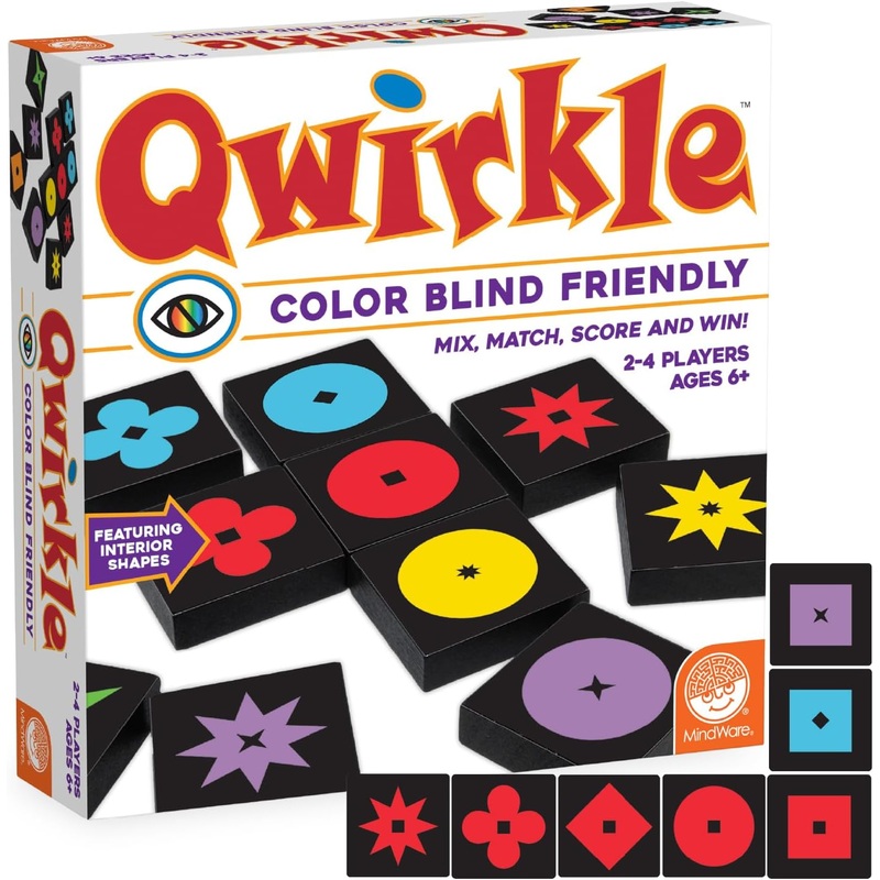 Qwirkle Colorblind Friendly