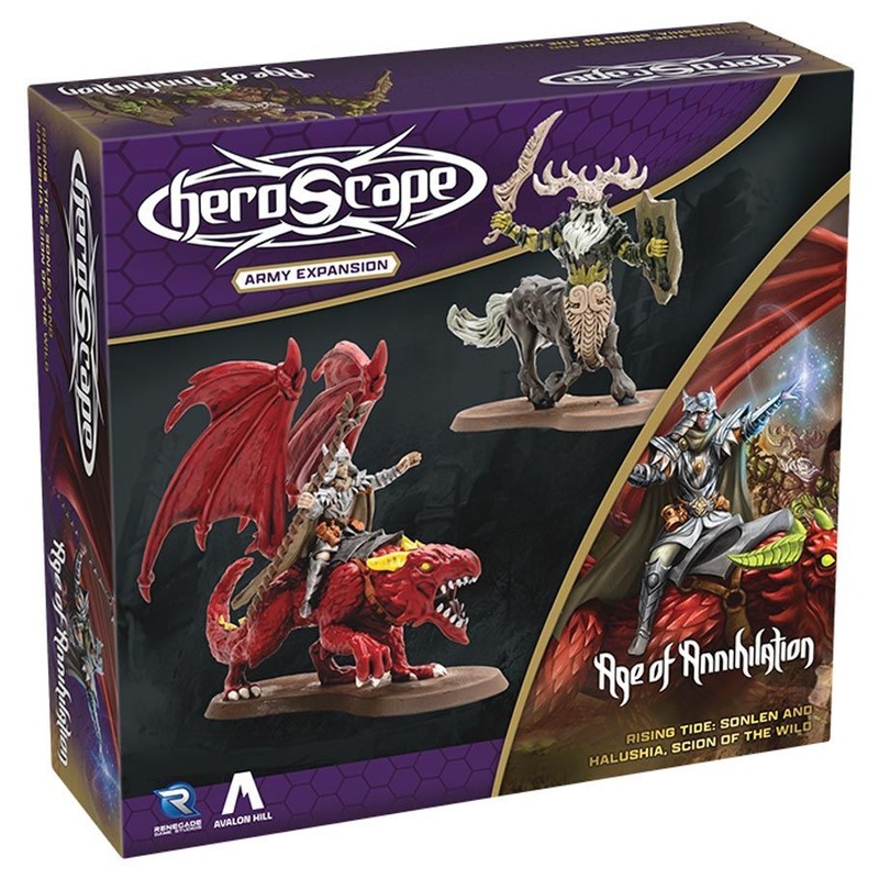 Rising Tide  Sonlen & Halushia, Scion of the Wild Army Expansion Premium Painted Edition