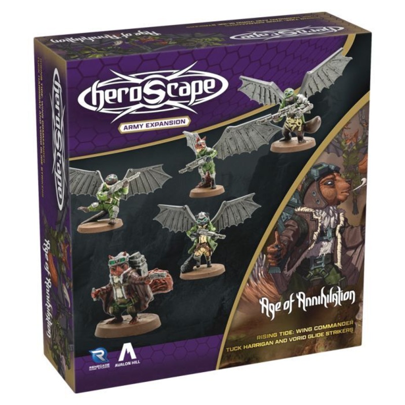 Rising Tide  Wing Commander Tuck Harrigan & Vorid Glidestrikers Army Expansion Premium Painted Edition