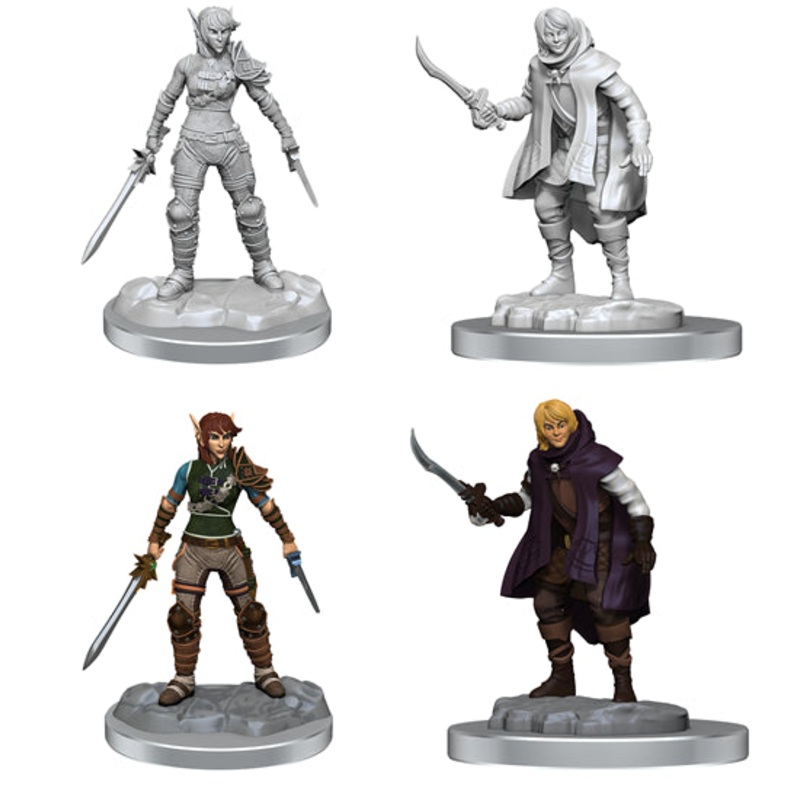 Nolzurs Marvelous Miniatures: Elf Rogue And Half-Elf Rogue