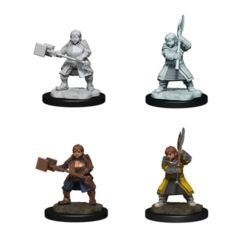 Critical Role Unpainted Minis  Dwarf Dwendalian Empire Fighter