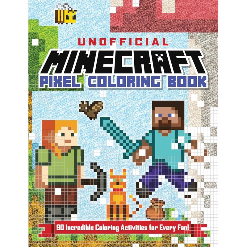 Unofficial Minecraft Pixel Coloring Books