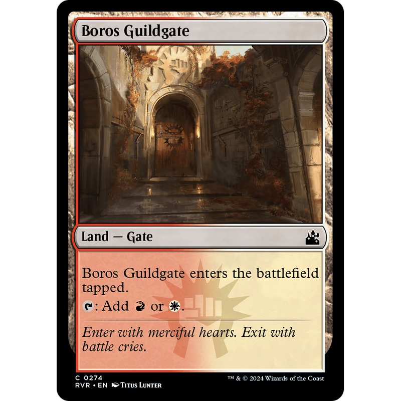 Boros Guildgate (RVR-274) - Ravnica Remastered Foil