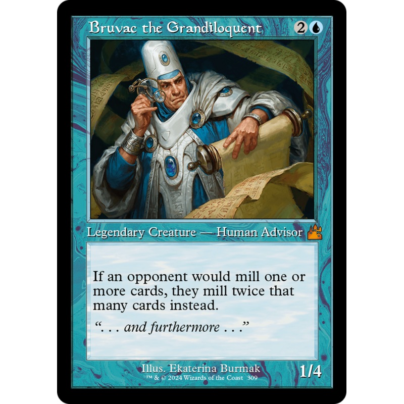 Bruvac the Grandiloquent (RVR-309) - Ravnica Remastered Foil