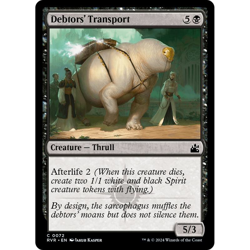 Debtors' Transport (RVR-072) - Ravnica Remastered Foil
