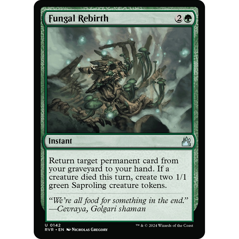 Fungal Rebirth (RVR-142) - Ravnica Remastered