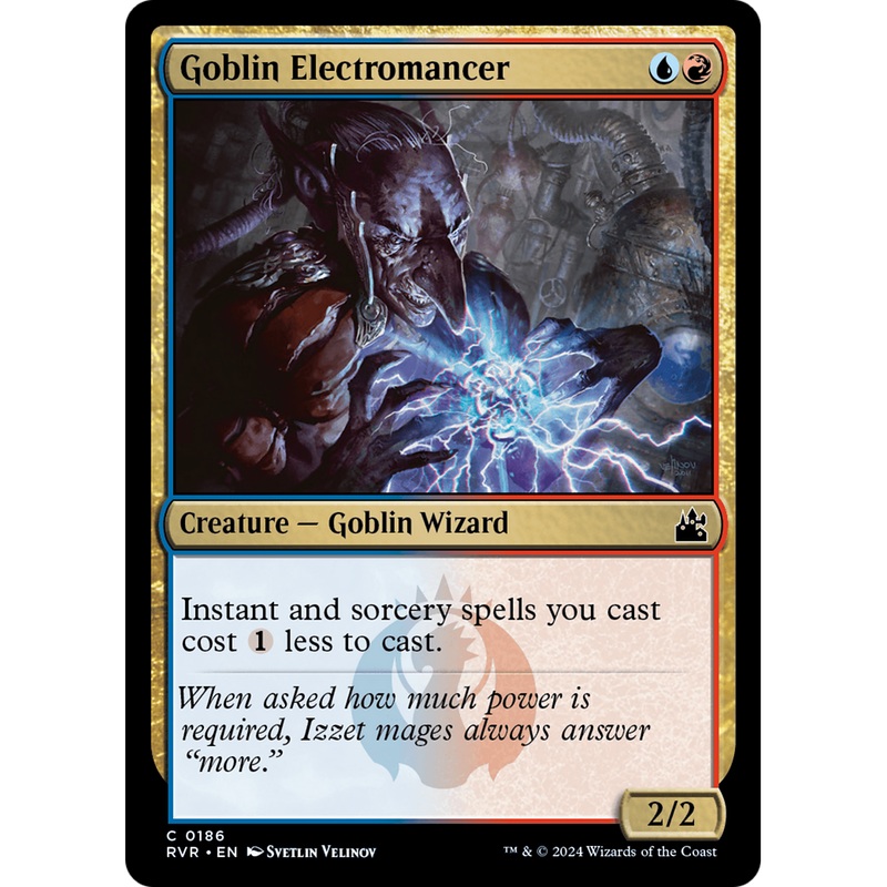 Goblin Electromancer (RVR-186) - Ravnica Remastered
