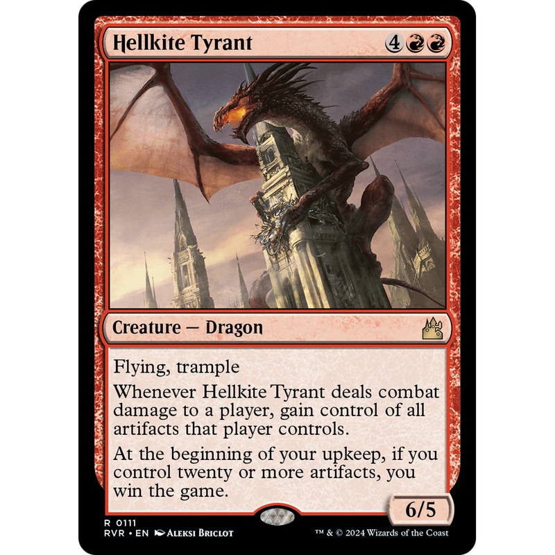 Hellkite Tyrant (RVR-111) - Ravnica Remastered Foil