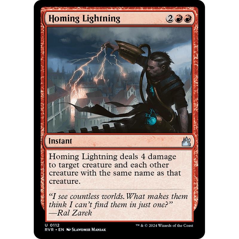 Homing Lightning (RVR-112) - Ravnica Remastered