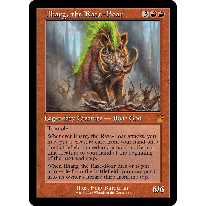 Ilharg, the Raze-Boar (RVR-334) - Ravnica Remastered
