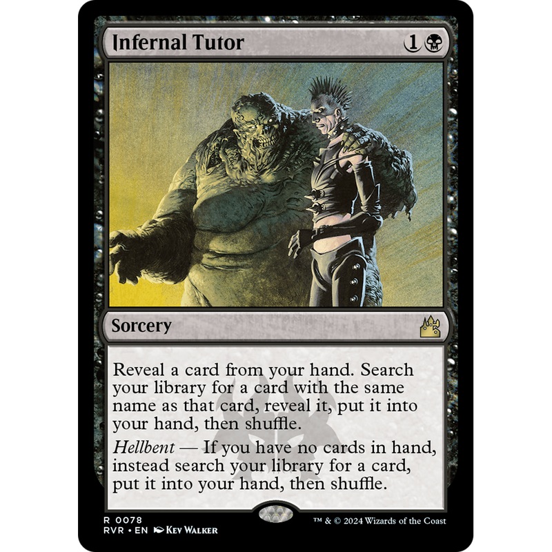 Infernal Tutor (RVR-078) - Ravnica Remastered Foil