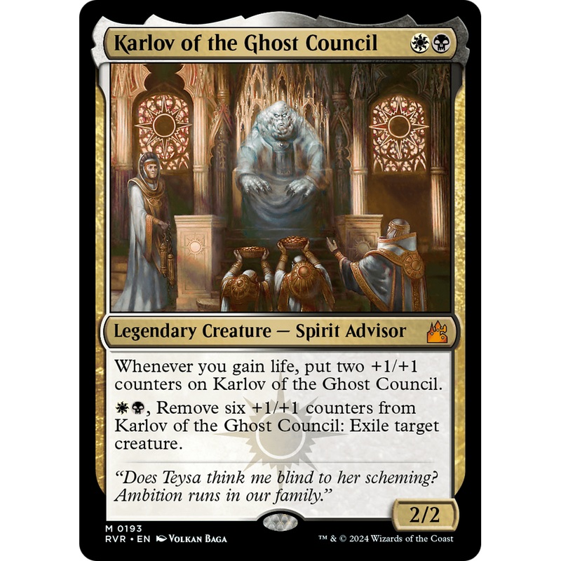 Karlov of the Ghost Council (RVR-193) - Ravnica Remastered