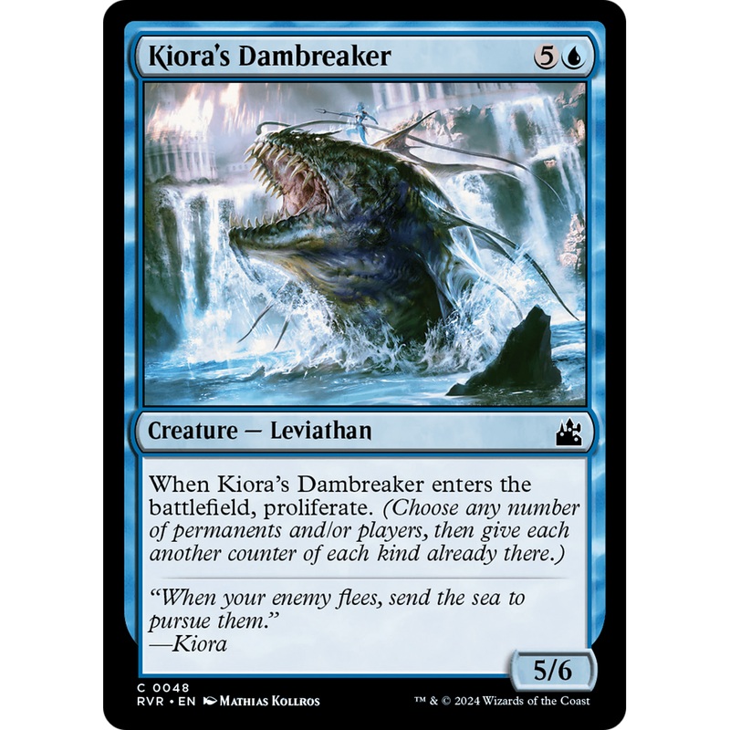 Kiora's Dambreaker (RVR-048) - Ravnica Remastered