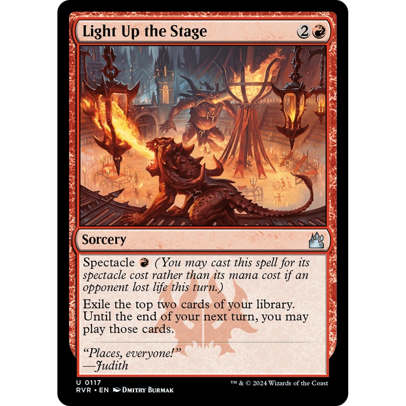 Light Up the Stage (RVR-117) - Ravnica Remastered Foil