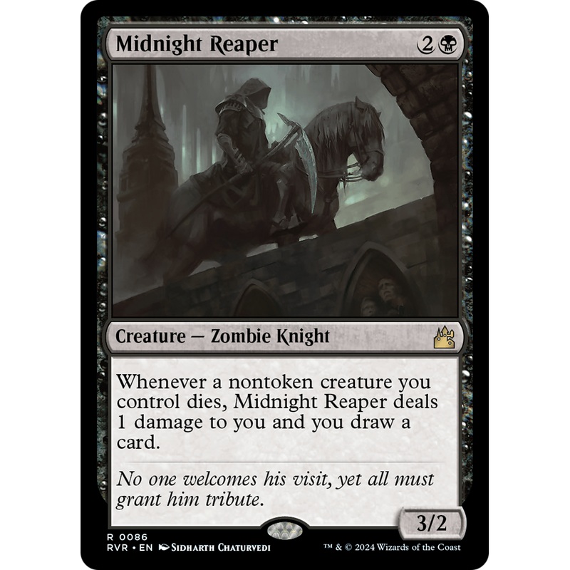 Midnight Reaper (RVR-086) - Ravnica Remastered Foil