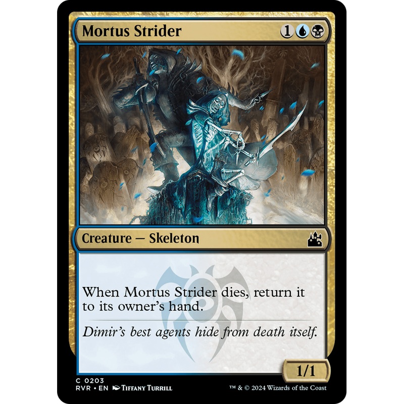 Mortus Strider (RVR-203) - Ravnica Remastered Foil