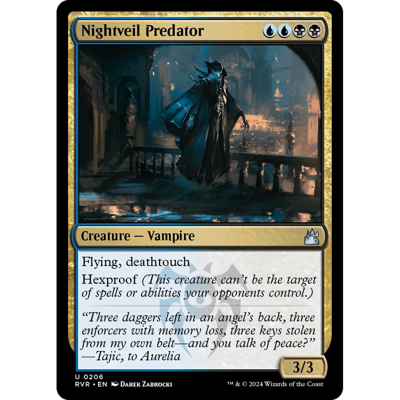 Nightveil Predator (RVR-206) - Ravnica Remastered Foil