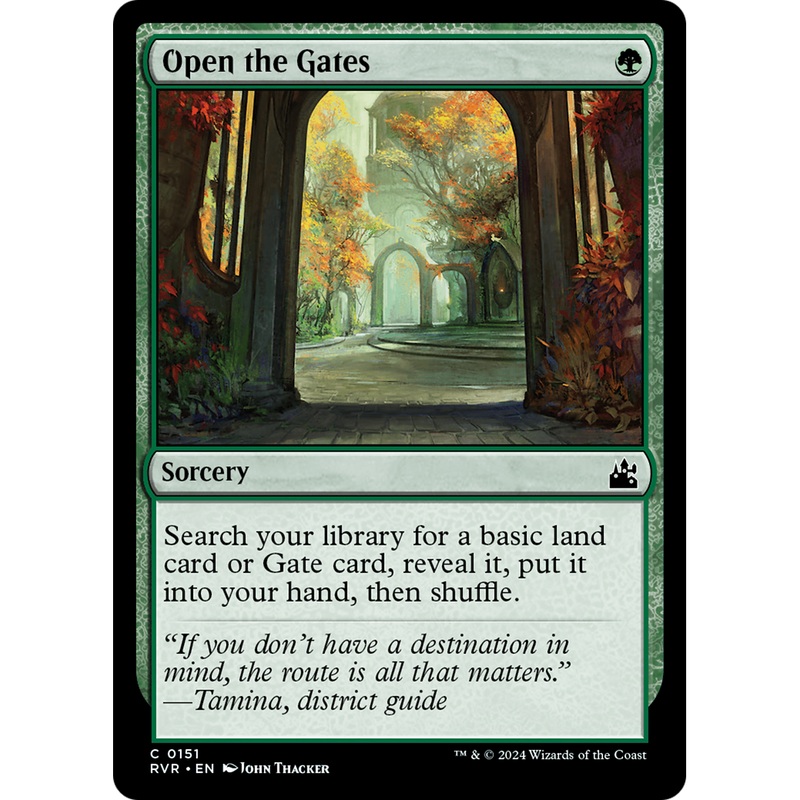Open the Gates (RVR-151) - Ravnica Remastered Foil
