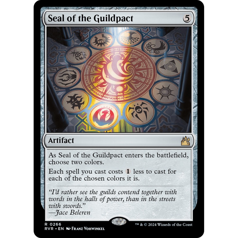 Seal of the Guildpact (RVR-266) - Ravnica Remastered Foil