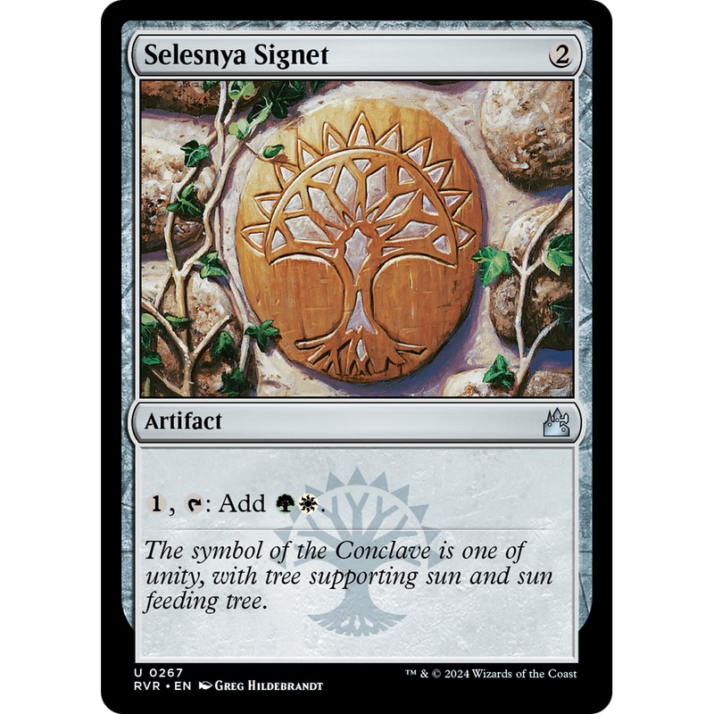 Selesnya Signet (RVR-267) - Ravnica Remastered Foil
