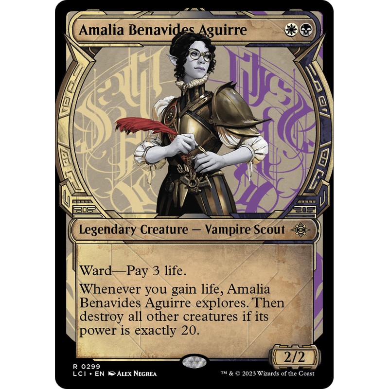 Amalia Benavides Aguirre (LCI-299) - The Lost Caverns of Ixalan: (Showcase) Foil