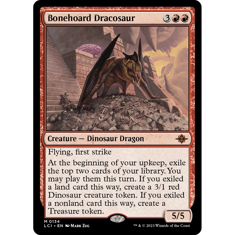 Bonehoard Dracosaur (LCI-134) - The Lost Caverns of Ixalan Foil