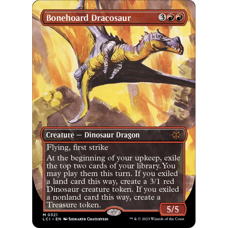 Bonehoard Dracosaur (LCI-321) - The Lost Caverns of Ixalan (Borderless)